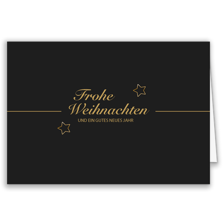 Weihnachtskarte Sternenzauber