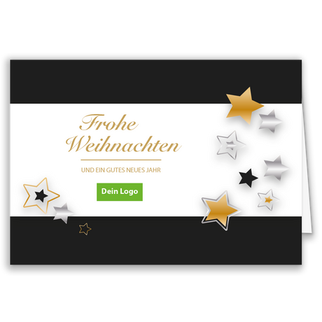 Weihnachtskarte Sternenzauber
