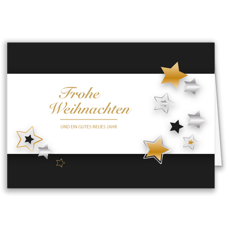 Weihnachtskarte Sternenzauber