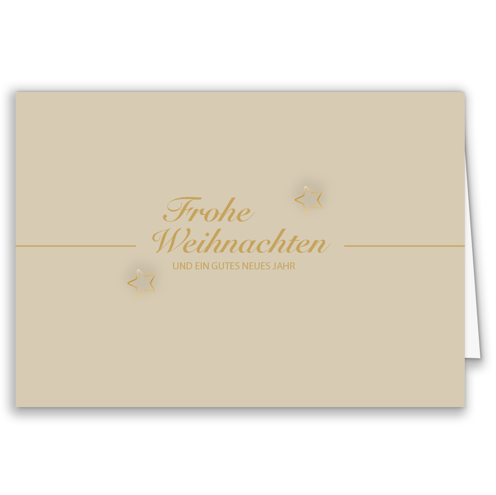 Weihnachtskarte Sternenzauber