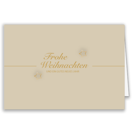 Weihnachtskarte Sternenzauber