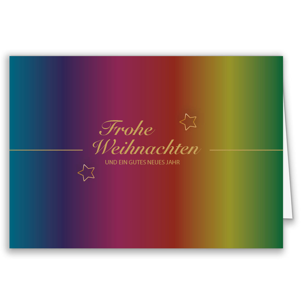 Weihnachtskarte Sternenzauber