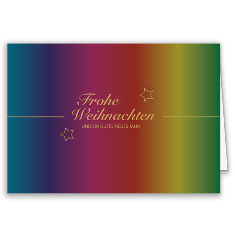 Weihnachtskarte Sternenzauber
