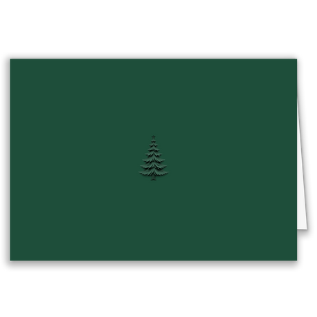 Firmen-Weihnachtskarte „Tannenbaum Elegance“