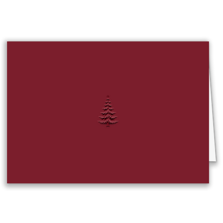 Firmen-Weihnachtskarte „Tannenbaum Elegance“