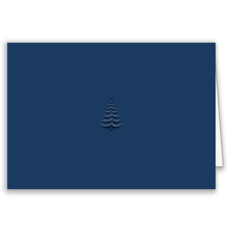 Firmen-Weihnachtskarte „Tannenbaum Elegance“