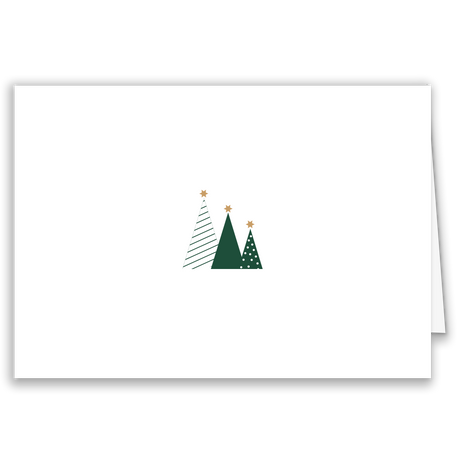 Firmen-Weihnachtskarte „Christmas Trees“