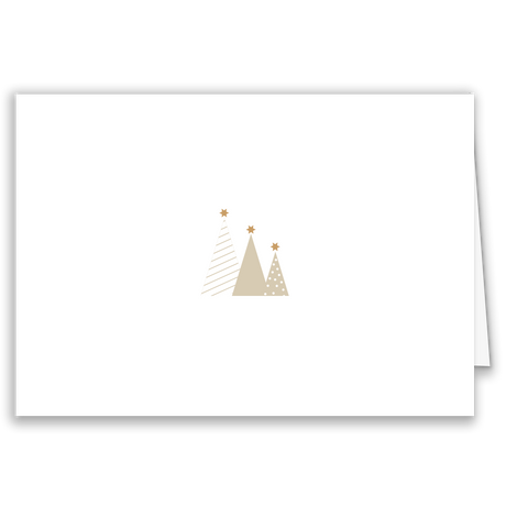 Firmen-Weihnachtskarte „Christmas Trees“