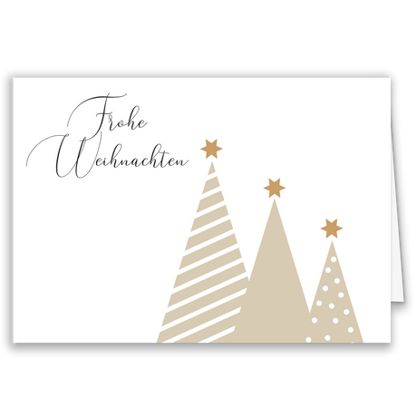 Firmen-Weihnachtskarte „Christmas Trees“