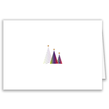 Firmen-Weihnachtskarte „Christmas Trees“