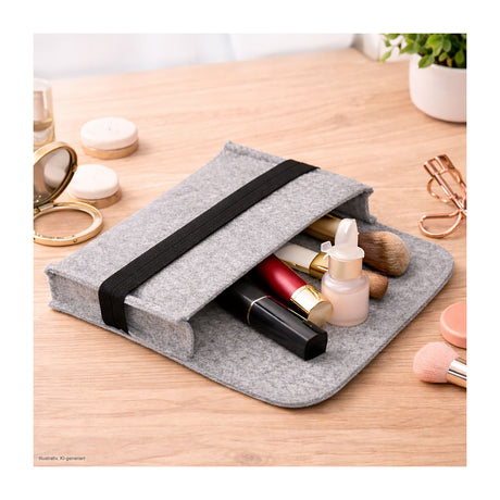 Filztasche mit Gebäck