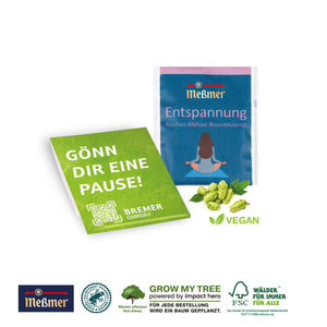 Tee Werbegeschenk: Premium Tee im Werbebriefchen