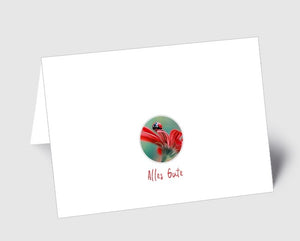 Grusskarte Glückskäfer