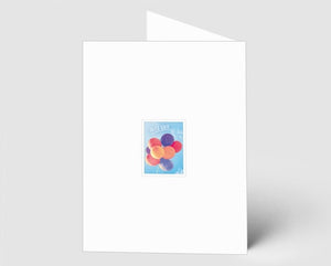 Grusskarte Luftballons - Alles Gute!