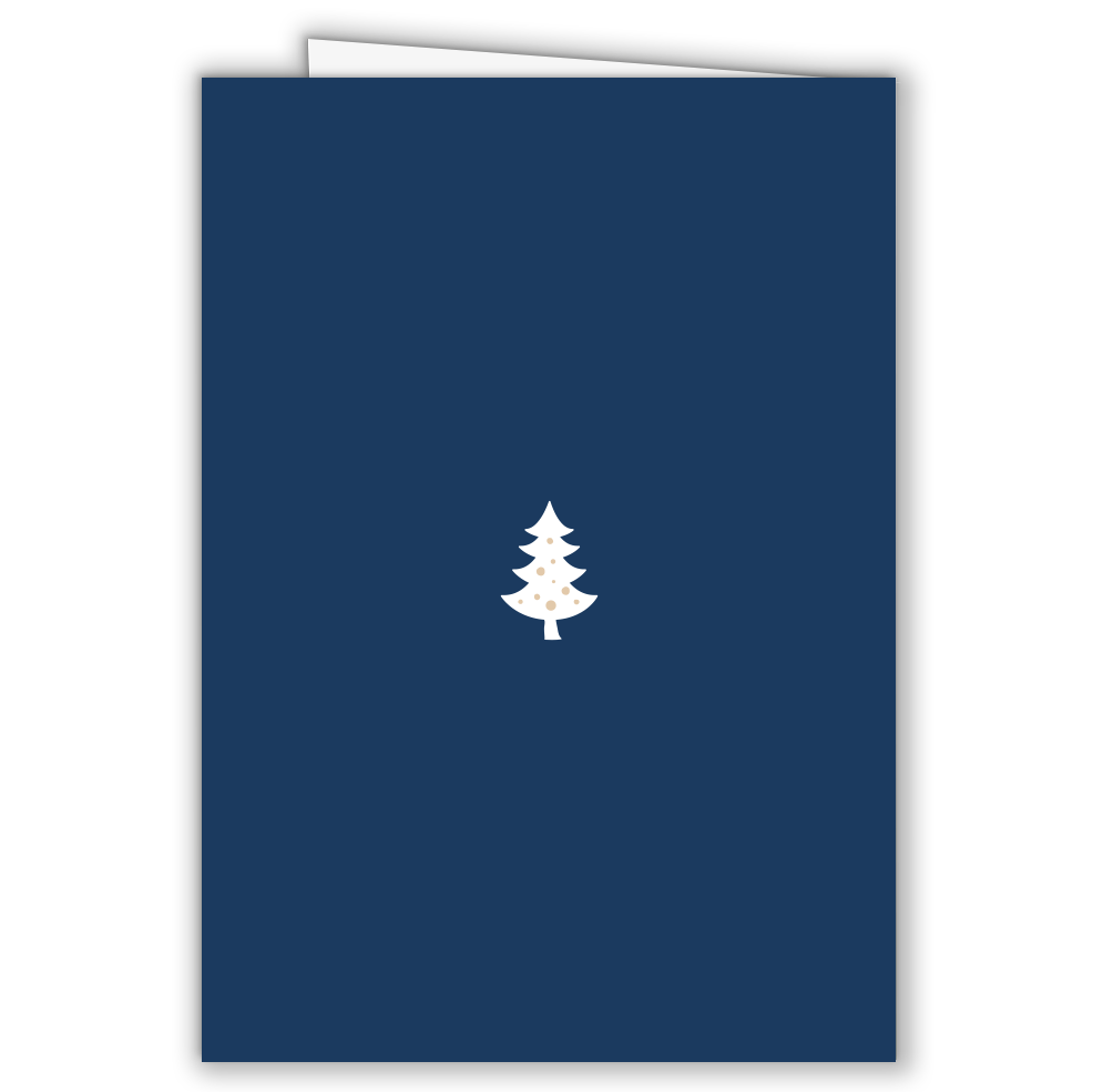 Weihnachtskarte Tannenbaum