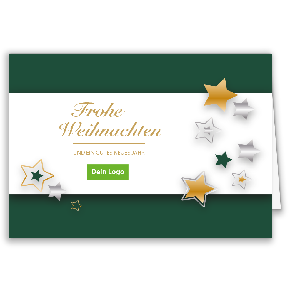 Weihnachtskarte Sternenzauber