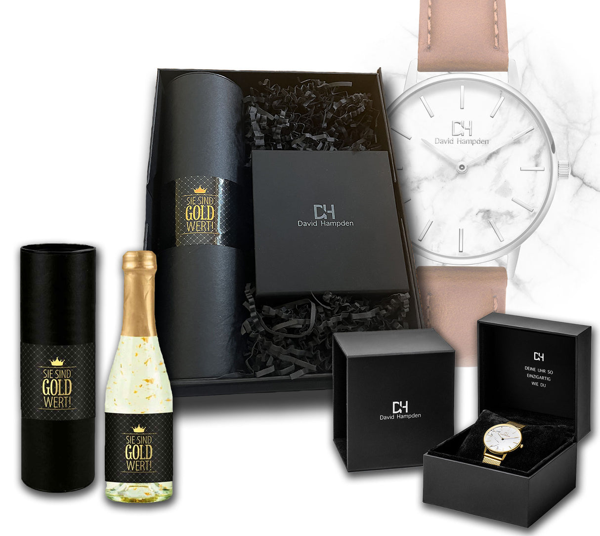 Gold Secco & David Hampden Uhr