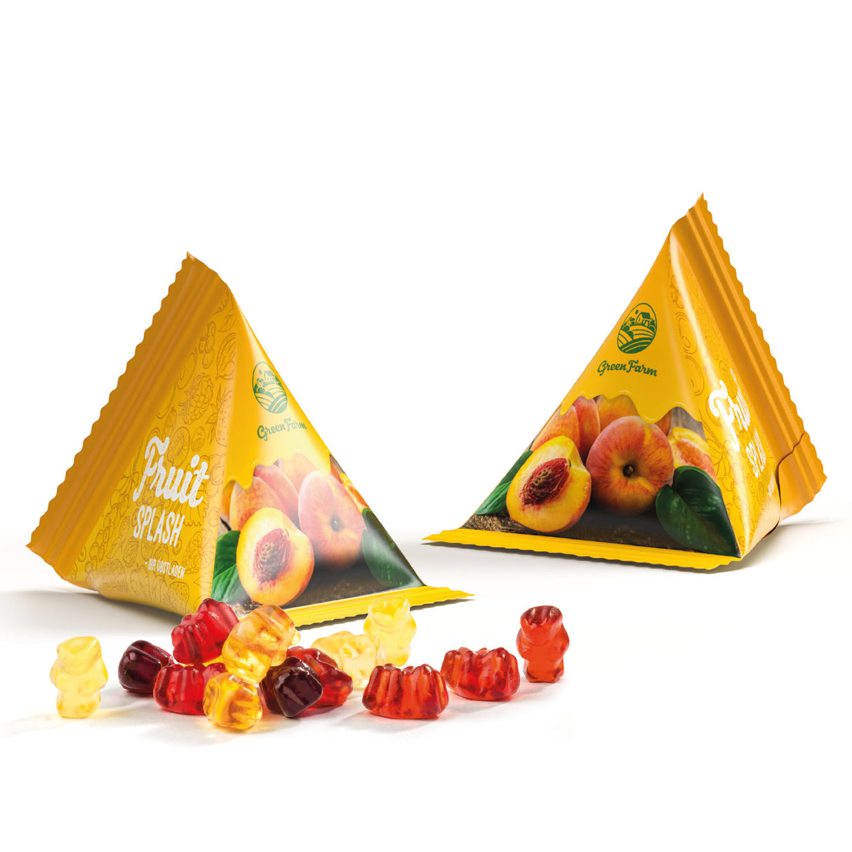 Tetraeder Vitamin Fruchtgummi